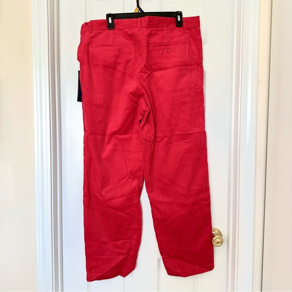 Rowing Blazers for Target Red Corduroy Straight Pants 38 x 32 New with Tags - Picture 4 of 4